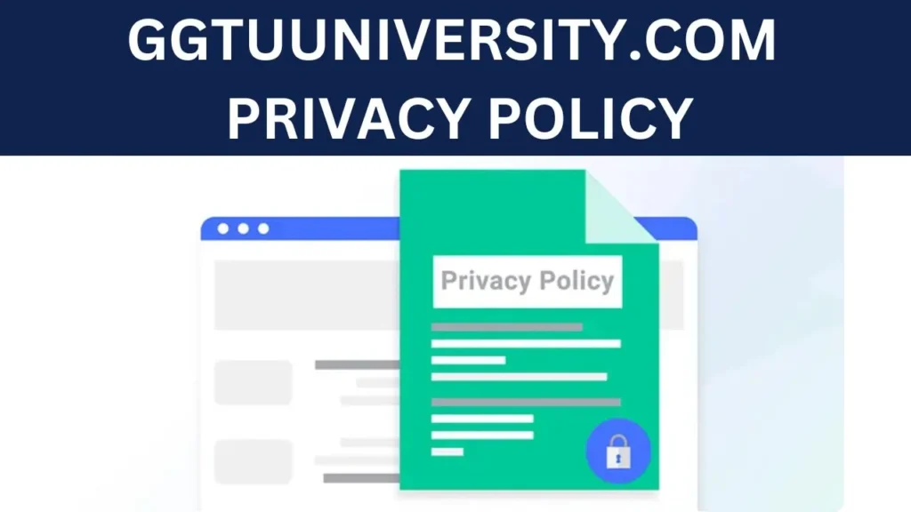 what are cookies Privacy Policy for GGTU University