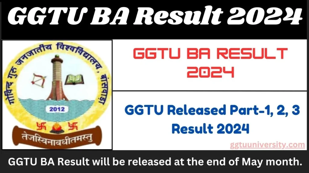 GGTU BA Result 2024 Released on May Last date
