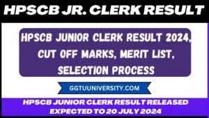 HPSCB Junior Clerk Result 2024 Release Date
